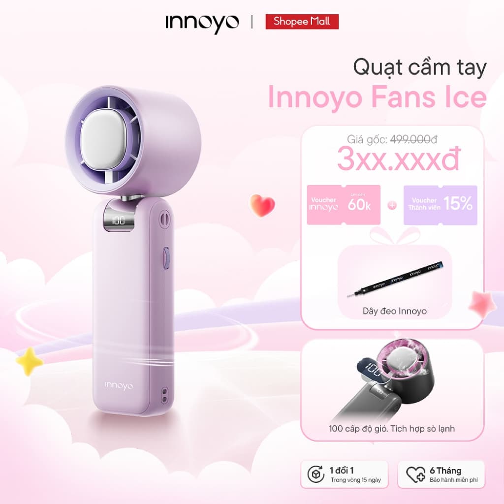 Innoyo Fans Ice - Quạt Tích Hợp Sò Lạnh